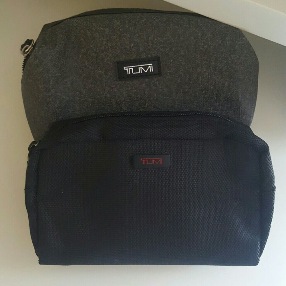 Tumi cosmetic bags